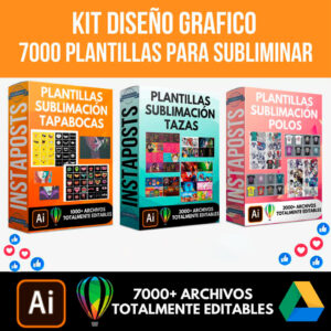 PACK SUBLIMACIÓN TAZAS + CAMISETAS + MASCARILLAS