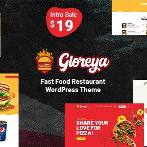 Gloreya v1.2 – Fast Food WordPress Theme Free Download